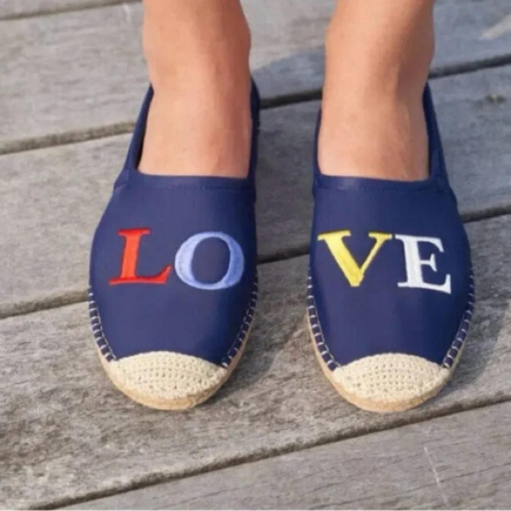 Sea Star Beachwear Beachcomber Love Flat Espadrille Water Shoes 9